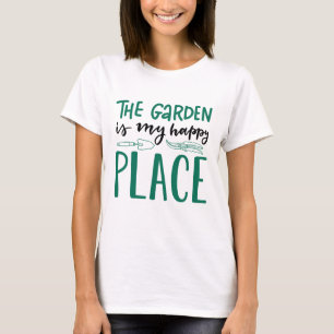 De tuin is mijn gelukkige plek t-shirt