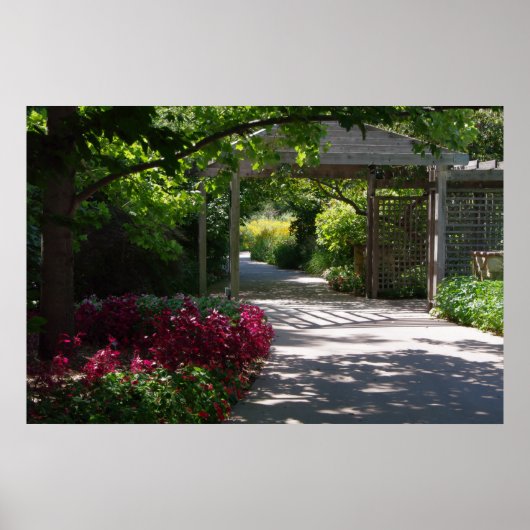 De tuin poster (Voorkant)