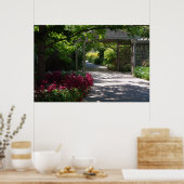 De tuin poster (Keuken)