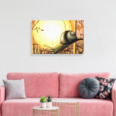 De Tuin Snail Wrapped Canvas (Insitu (Woonkamer))