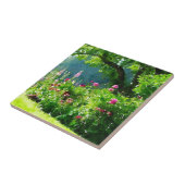 De tuin tegeltje (Zijkant)