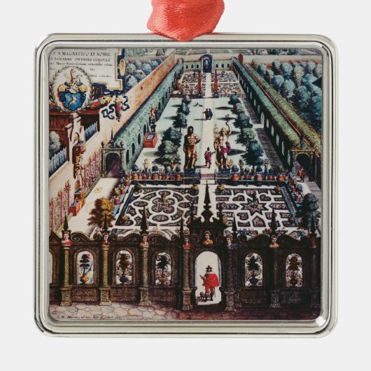 De tuin van Burgermeister Schwind Metalen Ornament (Voorkant)