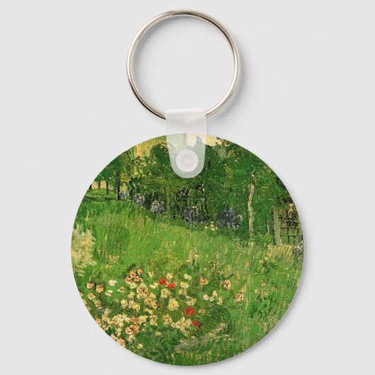 De tuin van Daubigny - Vincent van Gogh Sleutelhanger (Voorkant)