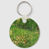 De tuin van Daubigny - Vincent van Gogh Sleutelhanger (Achterkant)