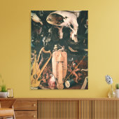 De tuin van de aardse gewichten canvas afdruk (Insitu (Woonkamer))