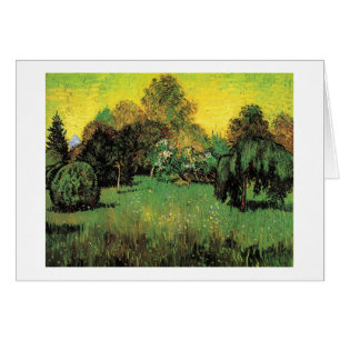 De tuin van de dichter door Vincent van Gogh.