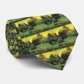 De tuin van de dichter door Vincent van Gogh Stropdas (Opgerold)