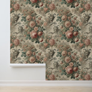 De tuin van de Goatman - Gothic Folklore Design Behang