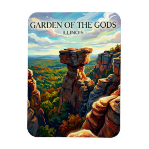 De tuin van de goden in Shawnee National Forest Magneet