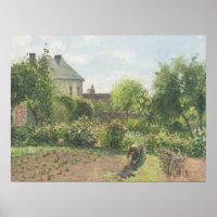 De tuin van de kunstenaar bij Eragny Camille Pissa