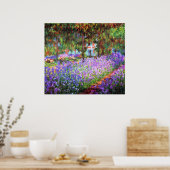 De tuin van de kunstenaar in Giverny, Claude Monet Poster (Keuken)