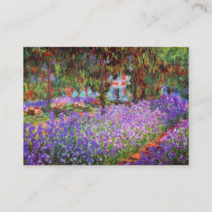 De tuin van de kunstenaar in Giverny door Monet Ch Visitekaartje