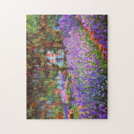 De tuin van de kunstenaar in Giverny door Monet Fi Legpuzzel