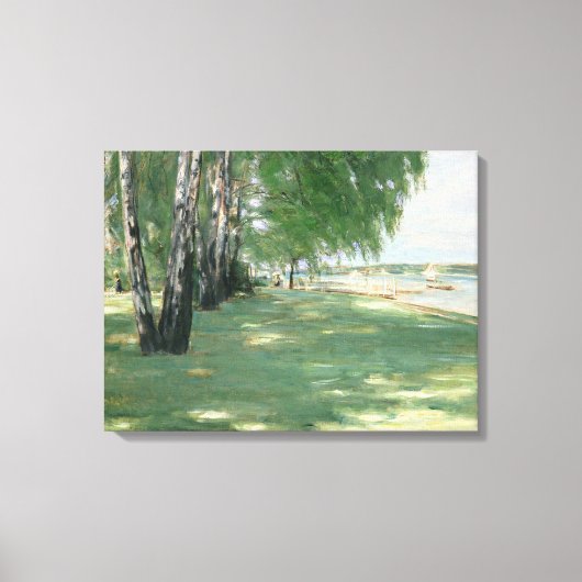 De tuin van de kunstenaar in Wannsee, 1918 Canvas Afdruk (Voorkant)