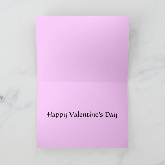 De Tuin van de Valentijnsdag van Liefde Feestdagen Kaart (Binnen)