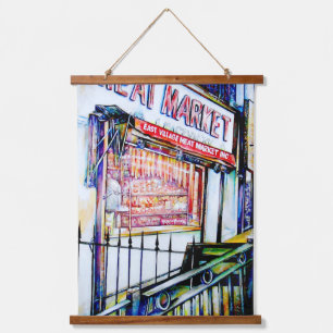 De tuin van de wijsheid van de East Village Hangend Wandkleed