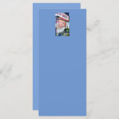 De tuin van de wijsheid van de East Village Menu (Voorkant / Achterkant)