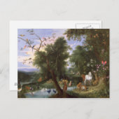 De tuin van Eden, 1659 Briefkaart (Voorkant / Achterkant)
