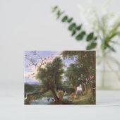 De tuin van Eden, 1659 Briefkaart (Staand voorkant)