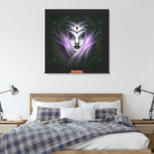 De tuin van het droomdoek canvas afdruk (Insitu (Slaapkamer))