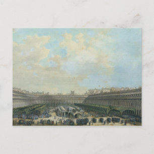 De tuin van het Koninklijk Paleis, 1791 Briefkaart