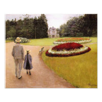 De tuin van het landgoed Caillebotte,