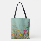 De tuin van natuur gepersonaliseerde Canvas tas (Achterkant)