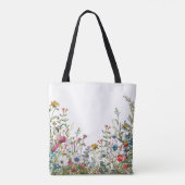 De tuin van natuur gepersonaliseerde Canvas tas (Achterkant)