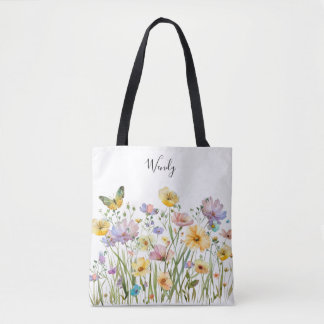 De tuin van natuur gepersonaliseerde Canvas tas