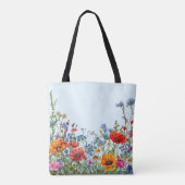 De tuin van natuur gepersonaliseerde Canvas tas (Achterkant)