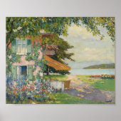 De tuin van Starnberg | Edward Cucuel Poster (Voorkant)