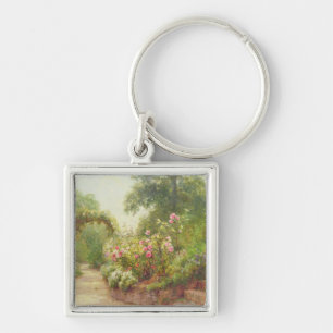 De tuinbouwstappen sleutelhanger