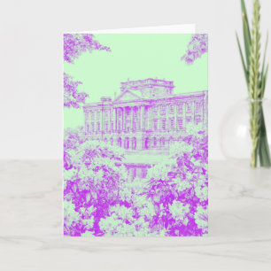 De tuinen bij Pemberley - Opgevouwen bedankkaart