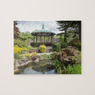 De tuinen in Belper, Derbyshire Legpuzzel