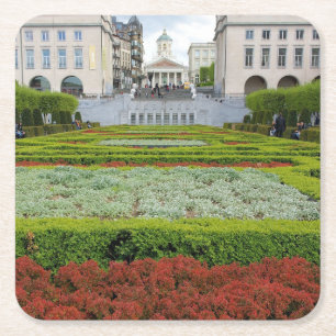 De tuinen in Brussel, België Onderzetter