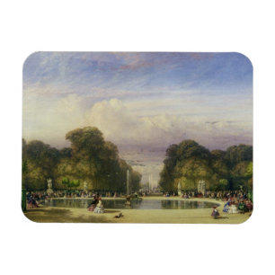 De tuinen Tuileries, met de binnen Boog DE Magneet