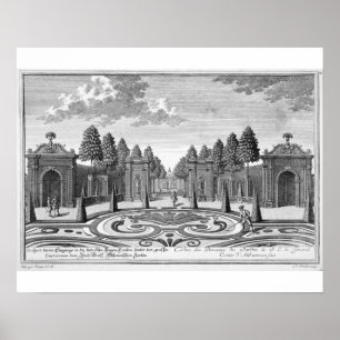 De tuinen van graaf Althan in Wenen uit 'Vorstel' Poster