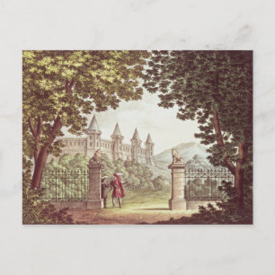 De tuinen van het kasteel van Windsor Briefkaart