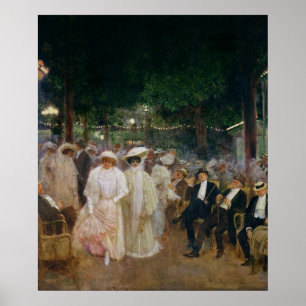 De tuinen van Parijs of de schoonheid van de Poster