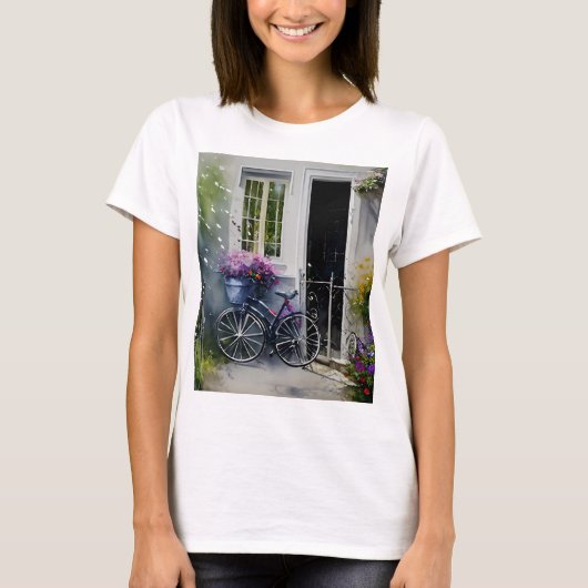 De tuinfiets t-shirt (Voorkant)