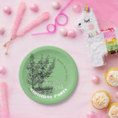 De tuinman 70e verjaardag Bord (Feest)