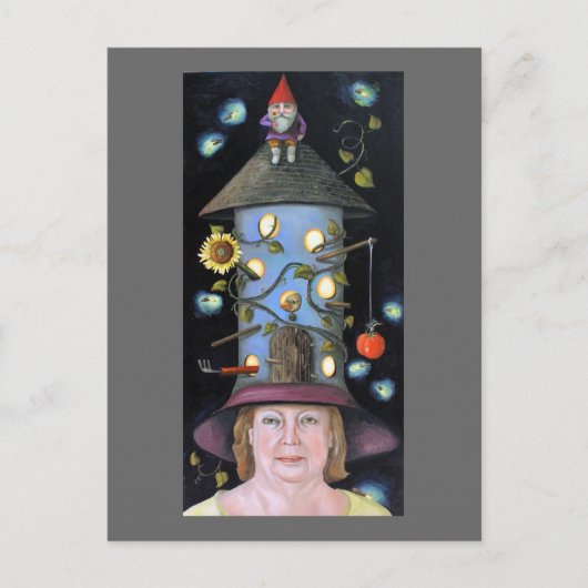 De tuinman briefkaart (Voorkant)