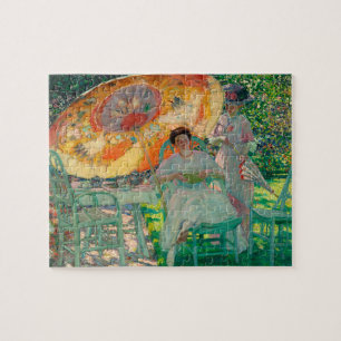 De tuinparasol legpuzzel