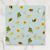 De tuinpartij bedankjes labels (Achterkant)