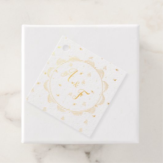 De tuinpartij bedankjes labels (Met doos)