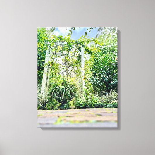 De Tuinpassage Canvas Afdruk (Voorkant)