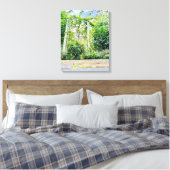 De Tuinpassage Canvas Afdruk (Insitu (Slaapkamer))