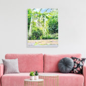 De Tuinpassage Canvas Afdruk (Insitu (Woonkamer))