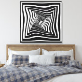 De tunnel canvas afdruk (Insitu (Slaapkamer))