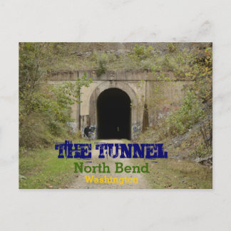 De Tunnel North Bend Washington Briefkaart